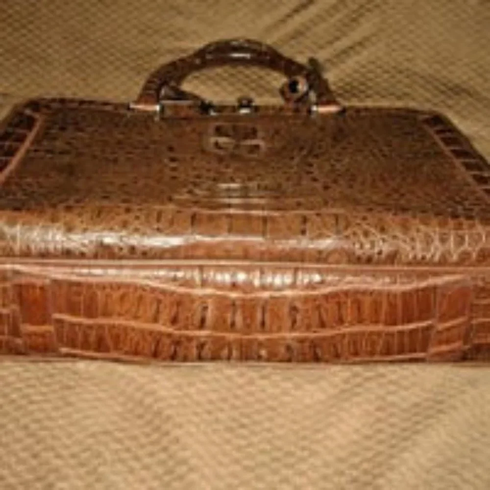 ❤️NEW Handmade Genuine CROCODILE Leather Laptop Briefcase Business Vietnam $750